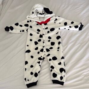 Disney Dalmatian Print Hooded Bodysuit